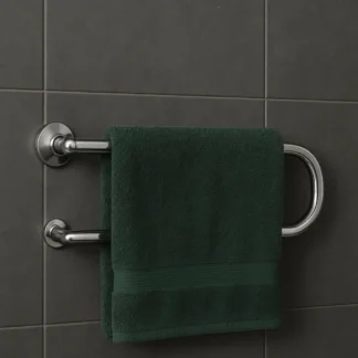 Gebogen Handdoekhouder – Chroom – Dietsche Collectie