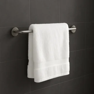 Handdoekhouder Enkel – Aloa Collectie – Chroom – 45 cm