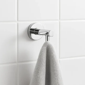 Wandhaak – SAPHIR – Massief Messing – Chroom