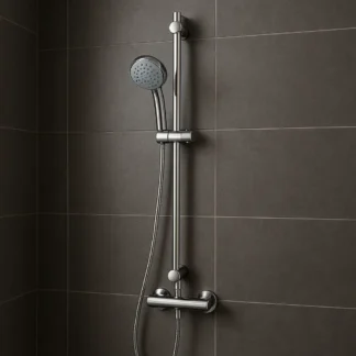 Doucheset – Verstelbare Glijstang & Handdouche – Chroom