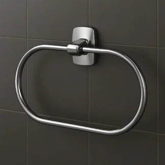 Enzo Rodi “Aloa” Handdoekring – Groot Model Chroom