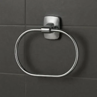 Aloa Handdoekring – Chroom (Kleine Variant)